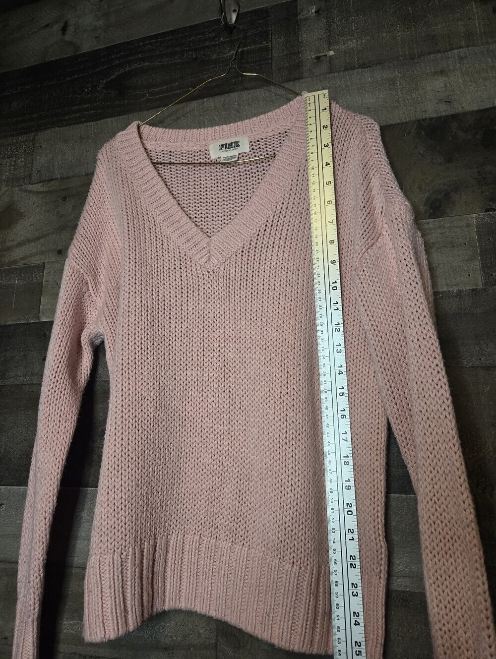 pink victorias secret knit sweater - Picture 5 of 7